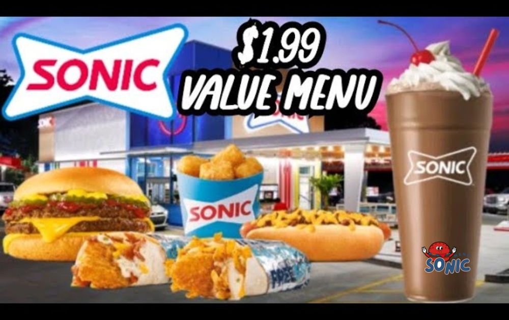 Sonic Value Menu Prices and Calories