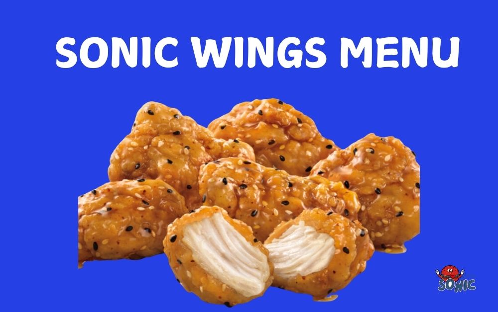 Sonic wings menu prices and calories